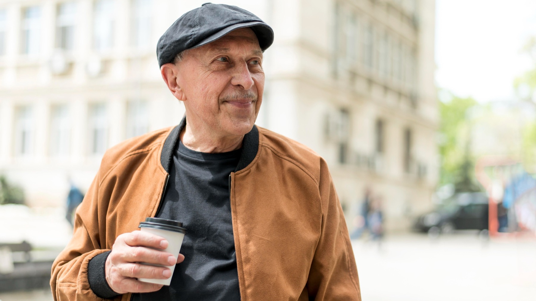 Illustrative portrait of a mature man